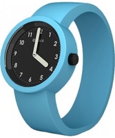 O clock Numbers Light Blue Watch