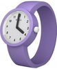 O clock Numbers White Lilac Watch