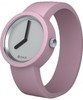 O clock SILVER Powder Pink Watch