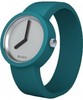 O clock SILVER Water Blue Watch