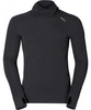 Odlo Mens Black Baselayer Top with Facemask - Size L
