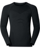 Odlo Mens Evolution Black Graphite Grey Baselayer Top - Size XL