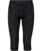 Odlo Mens Evolution Black Graphite Grey Three-quarter Baselayer Pants - Size XL