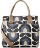 Orla Kiely Ladies Stripe Tulip Print Dusk Satchel