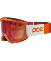 POC Iris Stripes Corp Orange Persimmon Red Mirror Ski Goggles