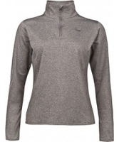Protest Ladies Fabrizom 16 Heather Grey Zip Top - Size M (38)