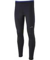 Ronhill Mens Advance Black Cobalt Contour Run Tights - Size L