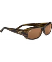 Serengeti Bianca Tortoiseshell Stripe Polarized Drivers Sunglasses