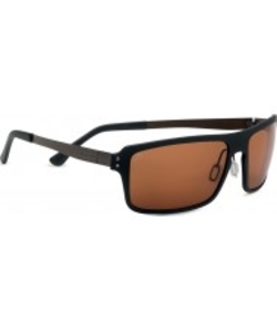 Serengeti Duccio Satin Black Polarized PhD Drivers Sunglasses