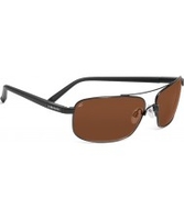 Serengeti Palladio Satin Black Polarized PhD Drivers Sunglasses