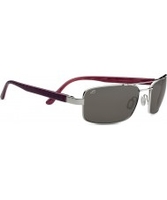 Serengeti Tosca Shiny Silver Polarized PhD CPG Sunglasses