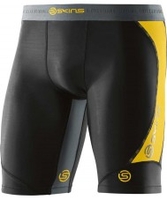 Skins Mens DNAmic Black Half Tights - Size XL
