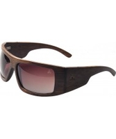 Swole Panda Charcoal Polarized Bamboo Sports Sunglasses