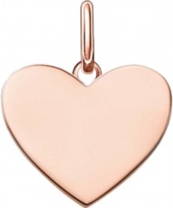 Thomas Sabo Ladies Love Bridge 18ct Rose Gold Plated Pendant