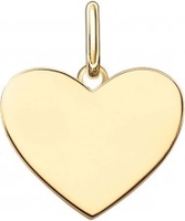 Thomas Sabo Ladies Love Bridge 18ct Yellow Gold Plated Pendant