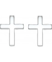 Thomas Sabo Ladies Silver Cross Earrings