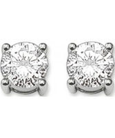Thomas Sabo Ladies Silver Stud Earrings with White Zirconia