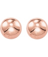 Thomas Sabo Ladies Small 18k Rose Gold Plated Dots Stud Earrings