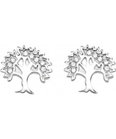 Thomas Sabo Ladies Tree Of Life Silver Stud Earrings