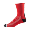 8" Logo Trail Sock Flame Red