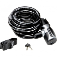 Kryptoflex Coiled Key Cable Lock - C Bracket - 12mm x 180mm