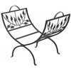3032 Black Steel Log Holder