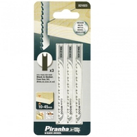 3x Medium Jigsaw Blades for Wood 10-45mm - X21023