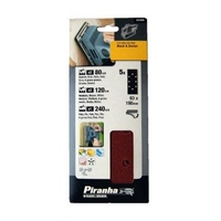 5x Assorted Velcro Orbital Sanding Sheets X31532