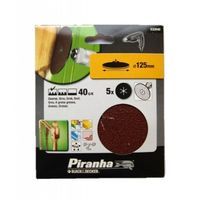 5x Extra Coarse 125mm Sanding Discs X32640