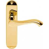 Andros Latch Handle Brass/Chrome - DL181