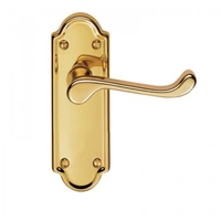 Ashtead Latch Handle Brass/Chrome - DL16
