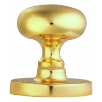 Brass/Chrome Victorian Mortice Knob M35