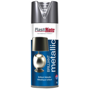 Brilliant Metallic Silver Spray Paint 400ml