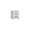 Chantilly 2 Drawer Bedside Cabinet Antique White