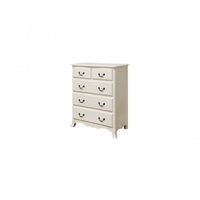 Chantilly 3+2 Drawer Chest Antique White