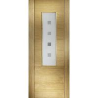 Coruna Glazed Oak Internal Pre-Finished Door