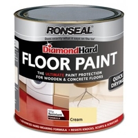 Diamond Hard Floor Paint Cream 750ml / 2.5 Litre