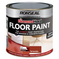 Diamond Hard Floor Paint Terracotta 750ml / 2.5 Litre
