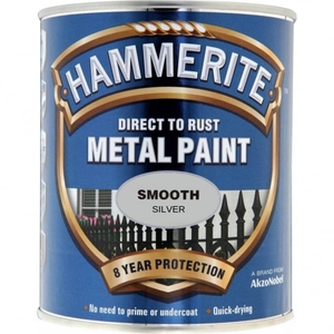 Direct To Rust Metal Paint Smooth Silver