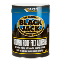 Everbuild Black Jack Roof Felt Adhesive 1 5 Litres