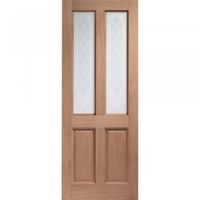 Exterior Door Hardwood Malton and Burns Glass