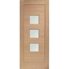 Exterior Door Oak Turin & Obscure Glass