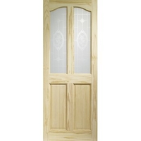 Interior Door Clear Pine Rio & Feature Glass