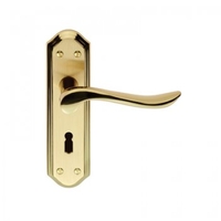 Lytham Lock Handle Brass/Chrome/Bronze - DL450