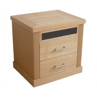 Mayfair 2 Drawer Bedside Cabinet