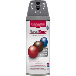 Medium Grey Gloss Spray Paint 400ml