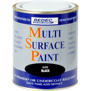 Multi Surface Paint Soft Gloss 2.5L Black