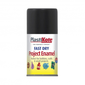 Project Enamel Flat Black Aerosol 100ml