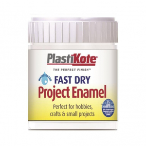 Project Enamel Flat White Paint 59ml