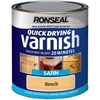 Quick Drying Varnish Beech Satin - 250ml / 750ml